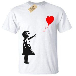 Banksy Girls with Balloon Men's T-Shirt